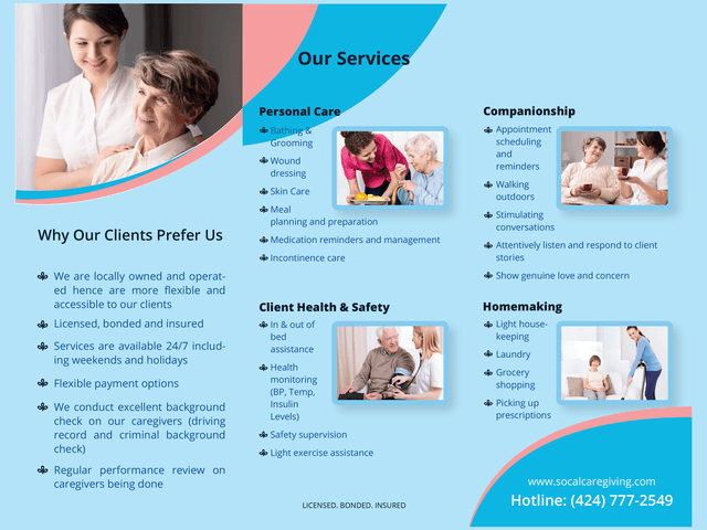 SOUTHERN CALIFORNIA CAREGIVING SERVICES, INC